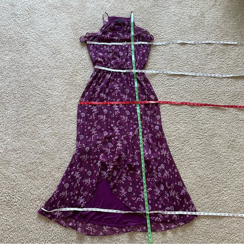 WHBM Purple Floral Maxi Dress 8 - Picture 8 of 15